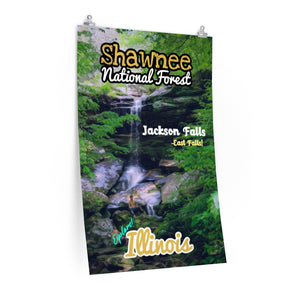Shawnee National Forest Jackson Falls East Falls Poster