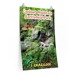 Lookout Mountain Glen Falls Trail Poster