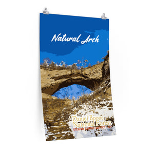 Natural Arch Daniel Boone National Forest Kentucky Poster 