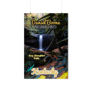 Daniel Boone National Forest Dog Slaughter Falls Trail Poster