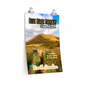 Blue Ridge Parkway Sam Knob Trail Poster