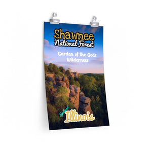 Shawnee National Forest Garden of The Gods Wilderness Poster