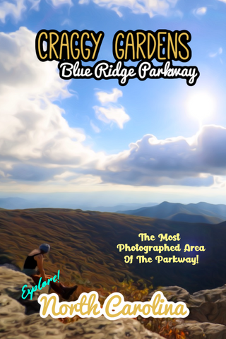 Craggy gardens blue ridge parkway North Carolina mountain poster