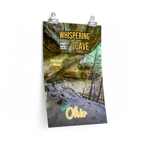 Hocking Hills State Park Whispering Cave Poster