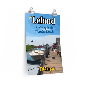 Leland Michigan Ferry Poster