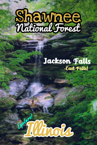 Jackson falls waterfall Shawnee National forest Illinois poster