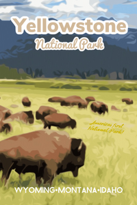Yellowstone National Park Bison Poster