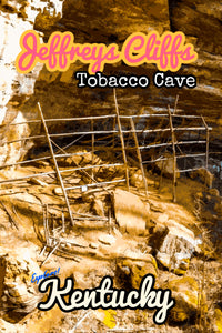 Jeffreys Cliffs Conservation and Recreation Area Tobacco Cave Poster Kentucky