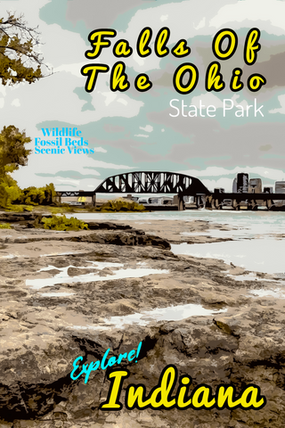 Falls Of The Ohio State Park Indiana Ohio River Fossils Poster