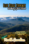 Looking glass rock overlook from blue ridge parkway in North Carolina Poster