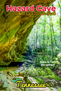 Pickett State Park Hazard Cave Trail Tennessee Poster 