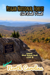 Art Loeb trail black balsam knob summit overlook poster North Carolina Pisgah National Forest 