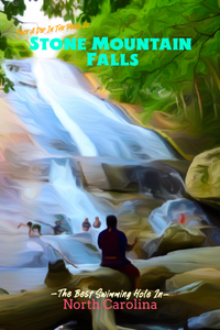 Stone Mountain Falls Stone Mountain State Park North Carolina Poster 