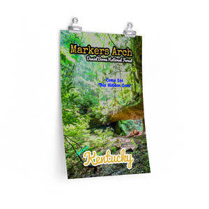 Daniel Boone National Forest Markers Arch Poster