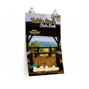 Table Rock State Park Halfway Shelter Poster