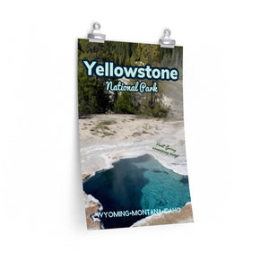 Yellowstone National Park Vault Spring Poster