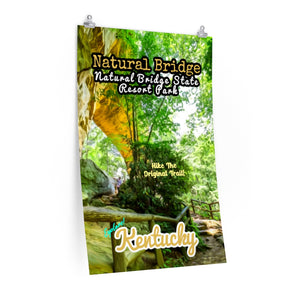 Natural Bridge State Resort Park Original Trail Poster