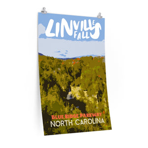 Linville Falls Poster