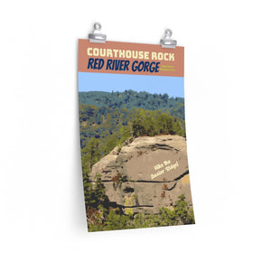 Red River Gorge Courthouse Rock Poster