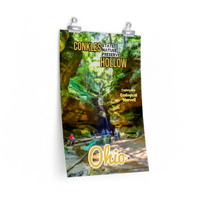 Conkles Hollow State Nature Preserve Canyon Poster