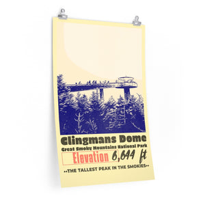 Great Smoky Mountains Clingmans Dome Poster