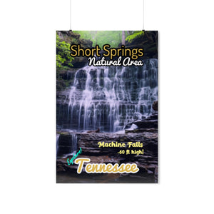 Short Springs Natural Area Machine Falls Poster