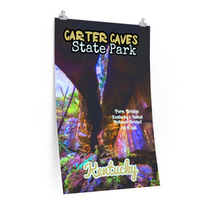 Carter Caves State Park Fern Bridge Poster