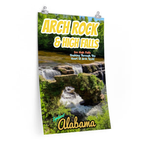 High Falls Park Arch Rock Poster