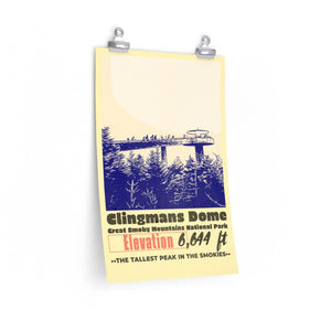 Great Smoky Mountains National Park Clingmans Dome Tennessee Poster