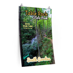 Table Rock State Park Green Creek Falls Poster