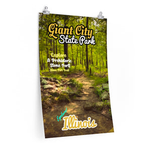Giant City State Park Stone Fort Poster