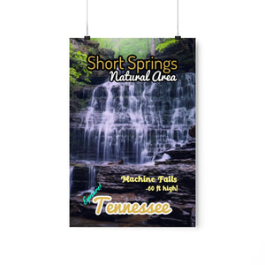 Short Springs Natural Area Machine Falls Poster