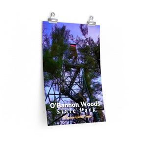 O'Bannon Woods State Park Fire Tower Poster