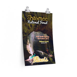 Shawnee National Forest Bell Smith Springs Natural Arch Poster