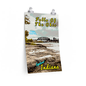 Falls Of The Ohio State Park Ohio River Fossil Beds Indiana Poster