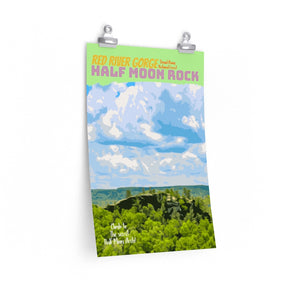 Red River Gorge Half Moon Rock Kentucky Poster