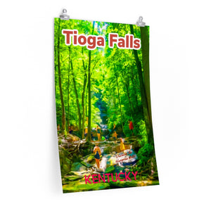 Tioga Falls Waterfall Kentucky Poster  