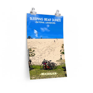Sleeping Bear Dunes National Lakeshore Dune Climb Poster