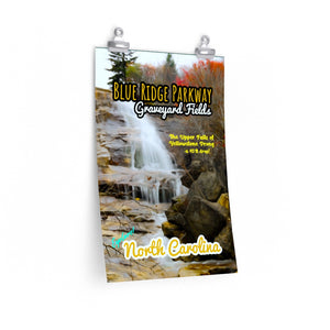 Blue Ridge Parkway Graveyard Fields Upper Falls Poster