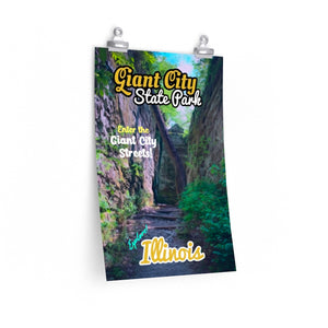 Giant City State Park City Streets Poster