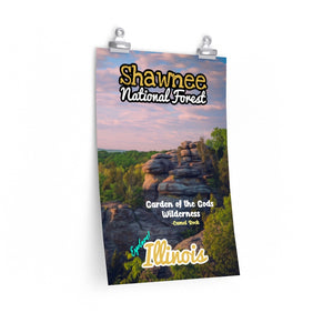 Shawnee National Forest Garden of The Gods Wilderness Camel Rock Poster
