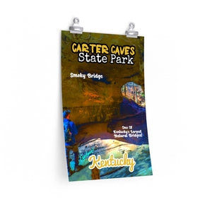 Carter Caves State Park Smoky Bridge Overlook Poster