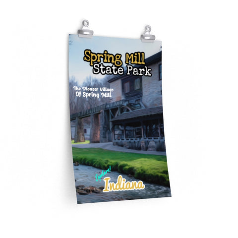 Spring Mill State Park Poster
