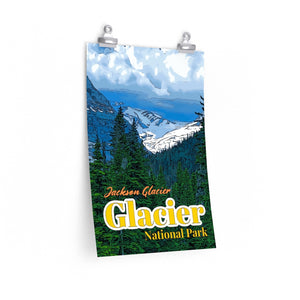 Glacier National Park Jackson Glacier Poster