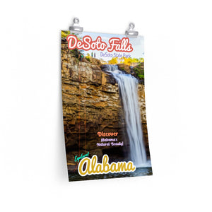DeSoto Falls Rappelling Poster