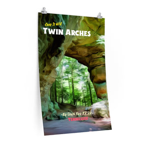 Big South Fork Twin Arches Poster