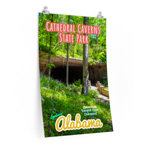 Cathedral Caverns State Park Cave Entrance Poster