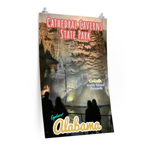 Cathedral Caverns State Park Goliath Poster