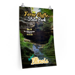 Fern Clyffe State Park Waterfall Poster
