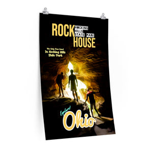 Hocking Hills State Park Rock House Poster